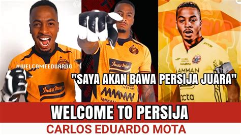 WELCOME CARLOS EDUARDO MOTARESMI GABUNG PERSIJA JAKARTA INI JANJI