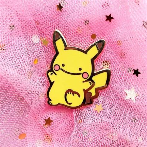 Ditto Has Transformed Into Pikachu Product Details Hard Enamel Pin