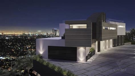 Modern Home Overlooking City Interior Design Ideas