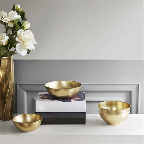 Gaten Bowl Set Of 3 Decorative Bowls Natural Home Decor Trending Decor