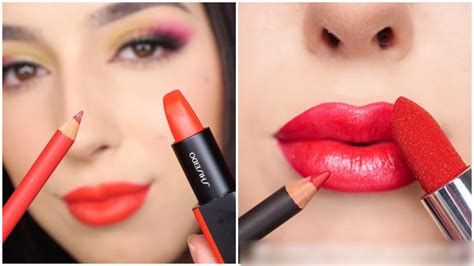 10 Amazing Lips Makeup Tutorials Lips Makeup Compilation Art Plus
