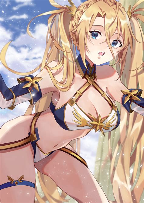 Wallpaper Bradamante Fate Fate Series Fate Grand Order Twintails Blonde Anime Girls