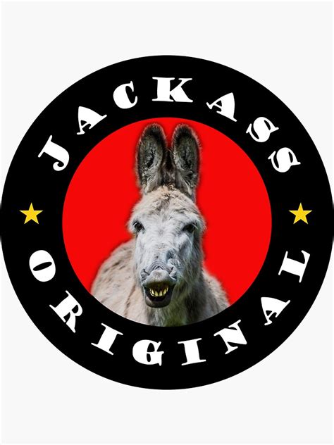 Jackass Original The Original Donkey Sticker For Sale By Manimal