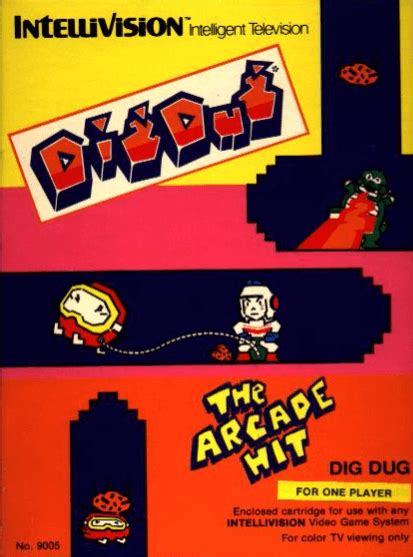 Buy Dig Dug For Intellivision Retroplace