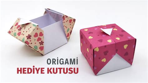 Origami Hediye Kutusu Yap M Ka Ttan Kolay Kutu Nas L Yap L R Youtube
