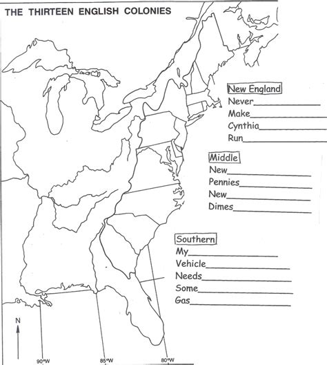 New England Colonies Map Printable Printable Maps