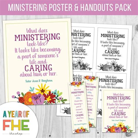 Lds Ministering Handouts Printable