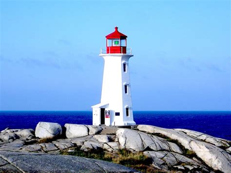 Peggys Cove Lighthouse Island Vacation Prince Edward Island Nova