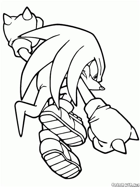 139k.) this knuckles coloring page from sonic the hedgehog for individual and noncommercial use only, the copyright belongs to their respective creatures or owners. Coloring page - Sonic X