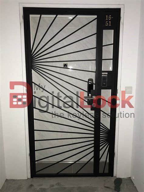 My Digital Lock Hdb Gate Factory Selling Laser Cut 3d Hdb Gate From