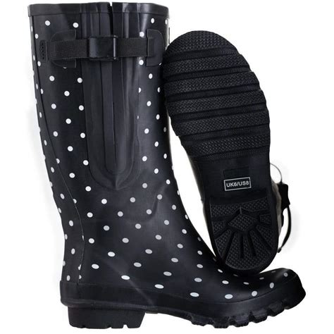 Wide Calf Rain Boots Up To 19 Inch Calf Standard Fit In Ankle