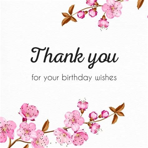 Thanks For Birthday Wishes Quotes Ts Cards And Greetings Thanks