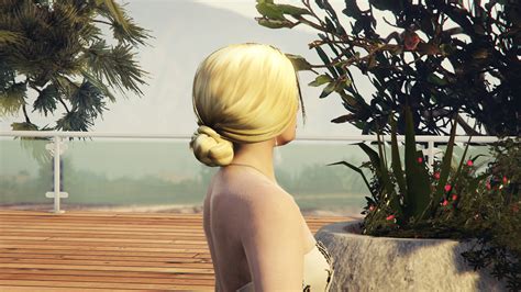 Low Bun Hairstyle For Mp Female Gta5