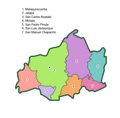 Municipios De Jalapa Tamaño Completo Ex