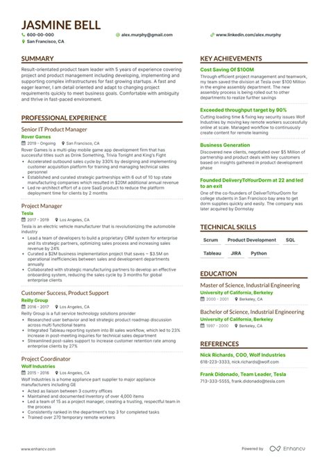 13 Product Manager Resume Examples And Guide For 2023