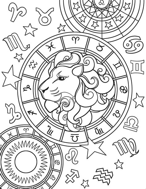 Dibujos De Signos Del Zodiaco Para Colorear