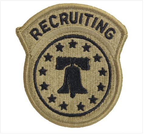 Genuine Us Army Patch Recruiting Command Embroidered On Ocp Ebay