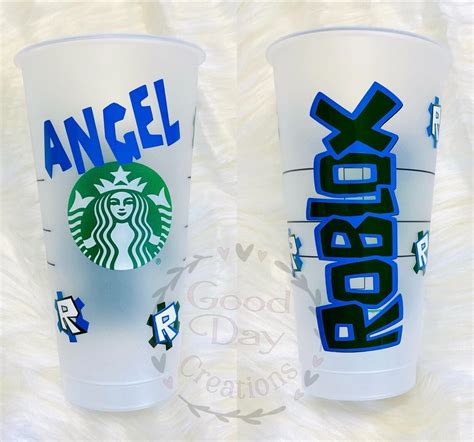 Roblox Starbucks Cup Personalized T Starbucks Cold Cup Etsy