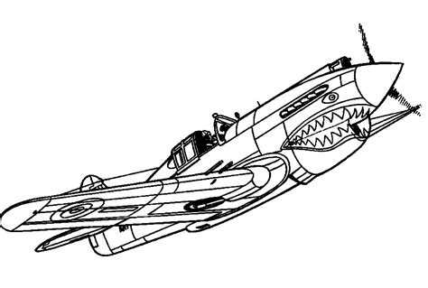 Free plane coloring pages to print for kids. Clipart Panda - Free Clipart Images