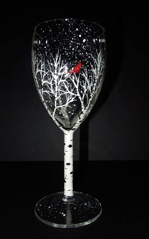 40 Artistic Wine Glass Painting Ideas Bored Art Wine Glass Crafts Wine Glass Art Wine