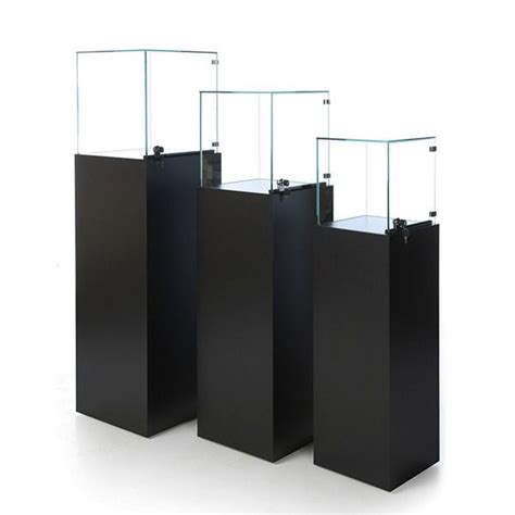 pedestal display case for museums stores and offices subastral