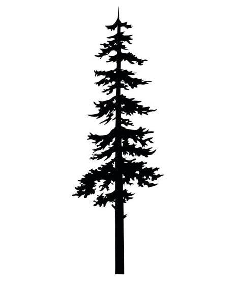 Black And White Pine Tree Clip Art 20 Free Cliparts Download Images