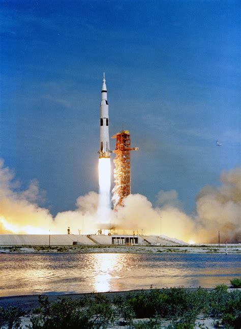 Apollo 11 Launches For Moon Walk On July 16 1969