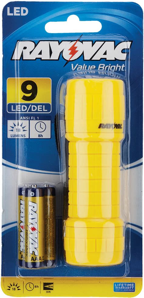 Buy Rayovac 9 Led Mini Flashlight Assorted