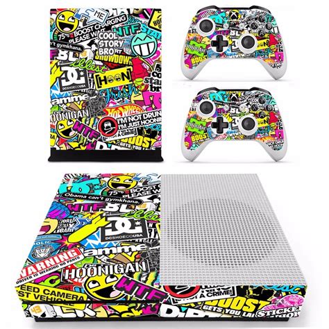 Spider Mansticker Decal For Xbox One S Console And 2 Controllers For