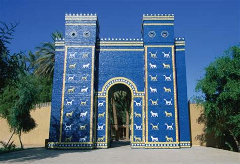 The Ancient City Of Babylon In Its Architectural Peak