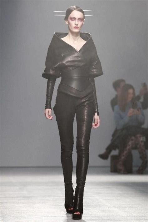Future Fashion Avant Garde Futuristic Fashion Black Clothing Black