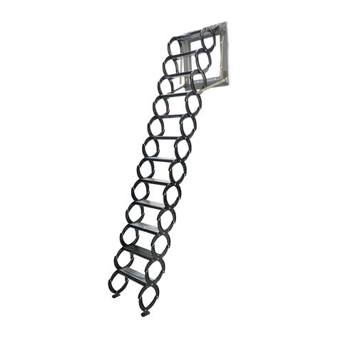 Intsupermai Attic Loft Ladder Wall Mounted Folding Stairs 98ft Height