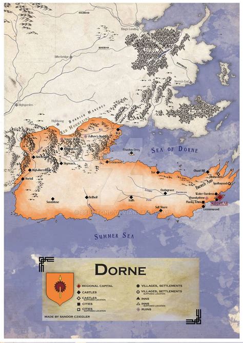 Westeros Dorne By 86botond On Deviantart Poster Projekte Lied
