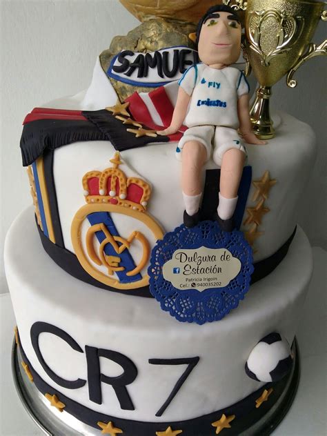 Torta Real Madrid Cristiano Ronaldo Dulzura De Estación Tortas