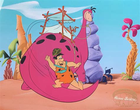 The Flintstones Fred S Photo Op Animation Art Sericel Forgotten Treasurez®