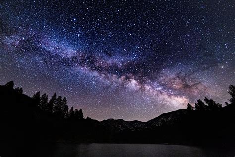 Pine Valley Reservoir Under The Milky Way Effulge Creative