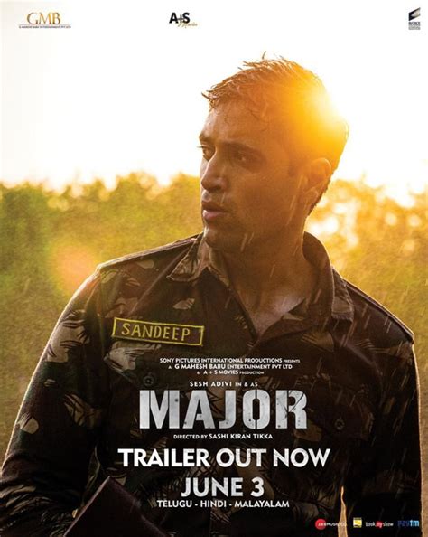 Major Trailer Emotional Journey Of Major Sandeep Unnikrishnan