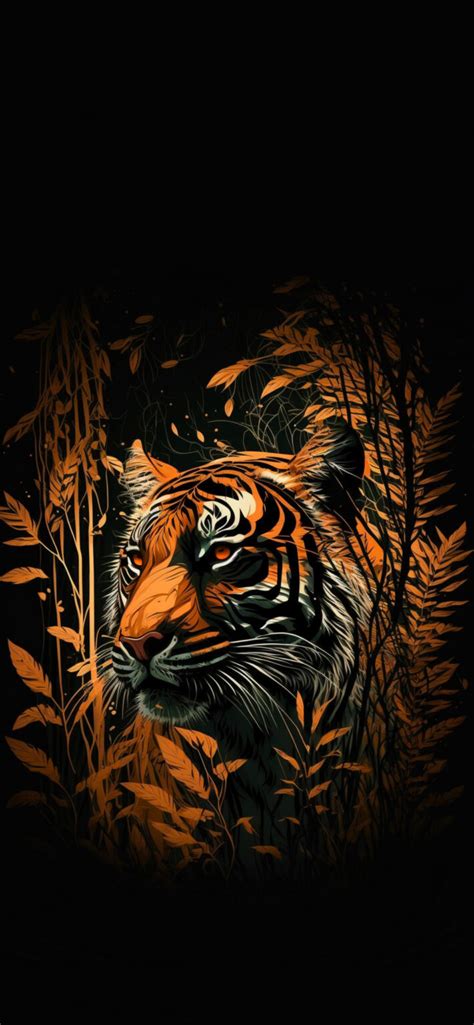 Tiger Aesthetic Black Wallpapers Tiger Wallpaper For Phone Hd