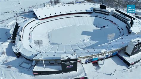 Aerial Views Of Buffalo Bills Highmark Stadium Sat Morning In Orchard