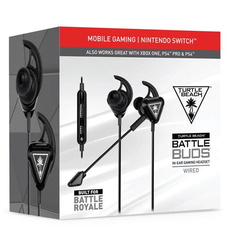 Turtle Beach Recon Battle Buds In Ear Gaming Headset Black Ps