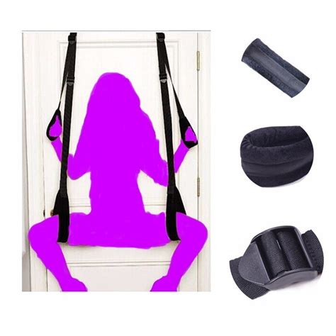 Black Appeal Accessories Restraint Fetish Bondage Love Hanging Door Swing Chairs Sex Toys Sm
