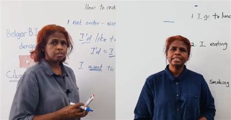 Inggeris boleh menjadi satu kekurangan yg mampu. (Video) Unik, Cikgu Ini Ajar Bahasa Inggeris Dalam BM ...