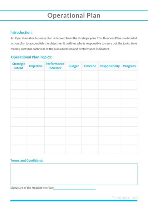 11 Operations Plan For A Business Pdf Doc Free And Premium Templates