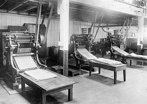 Newspaper Printing Press History