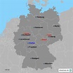 StepMap - gießen - Landkarte für Deutschland