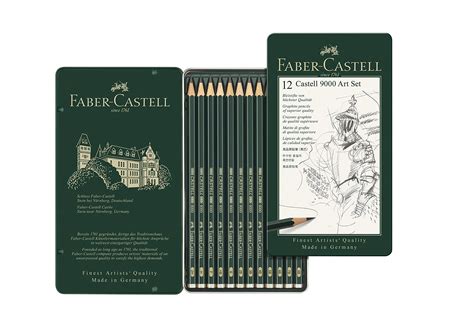 Faber Castell Castell 9000 Pencil Set Pack Of 12 Starbox