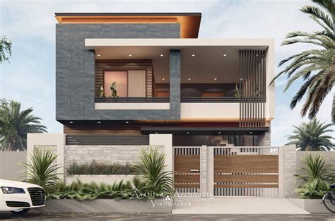16 Unique Contemporary Residence Elevation Design Ideas Aastitva