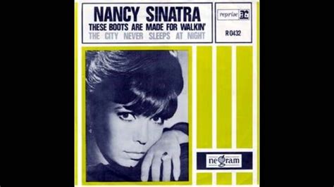 Nancy Sinatra These Boots Are Made For Walking Billboard No YouTube