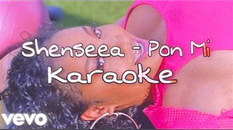 Shenseea Pon Mi Karaoke Version YouTube
