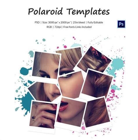 Polaroid Template 41 Free Psd Format Download
